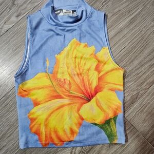 Urban Outfitters Light Blue Turtleneck
